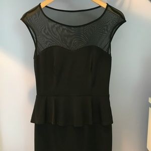 Women’s Enfocus studio black peplum dress size 6